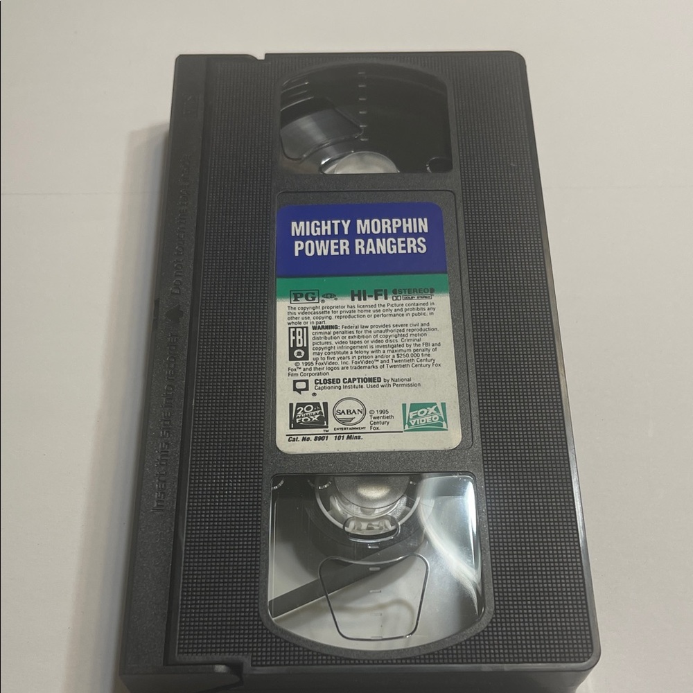 Mighty Morphin Power Rangers The Movie VHS - Picture 6 of 7